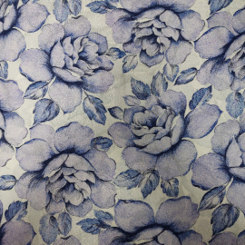 Ткань для платья, Вискоза (мнется), цветочный орнамент, 90х200см. СССР.
